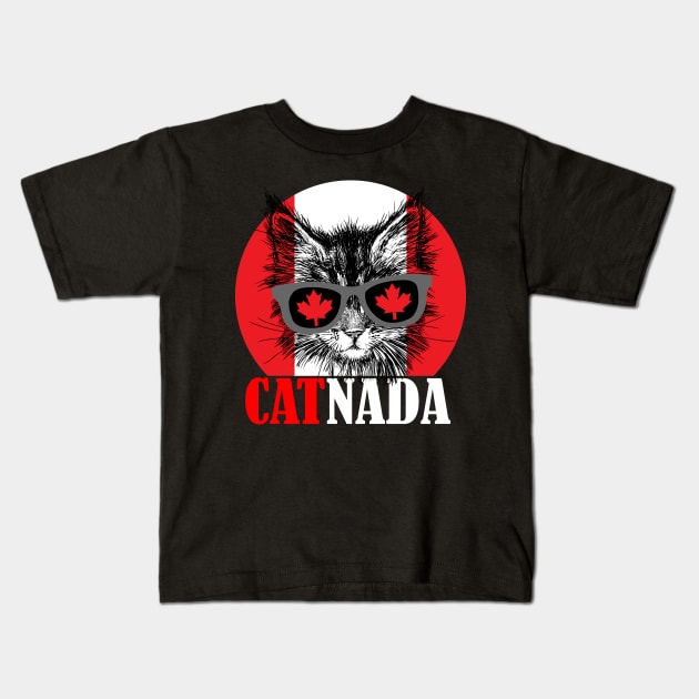 Catnada funny Kids T-Shirt by RedLineStore